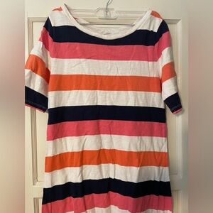 GAP Striped Dress Knee Length size Medium